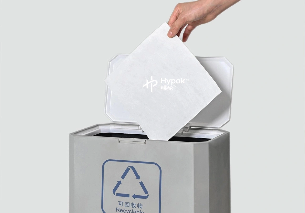 recyclable hypak flashspun